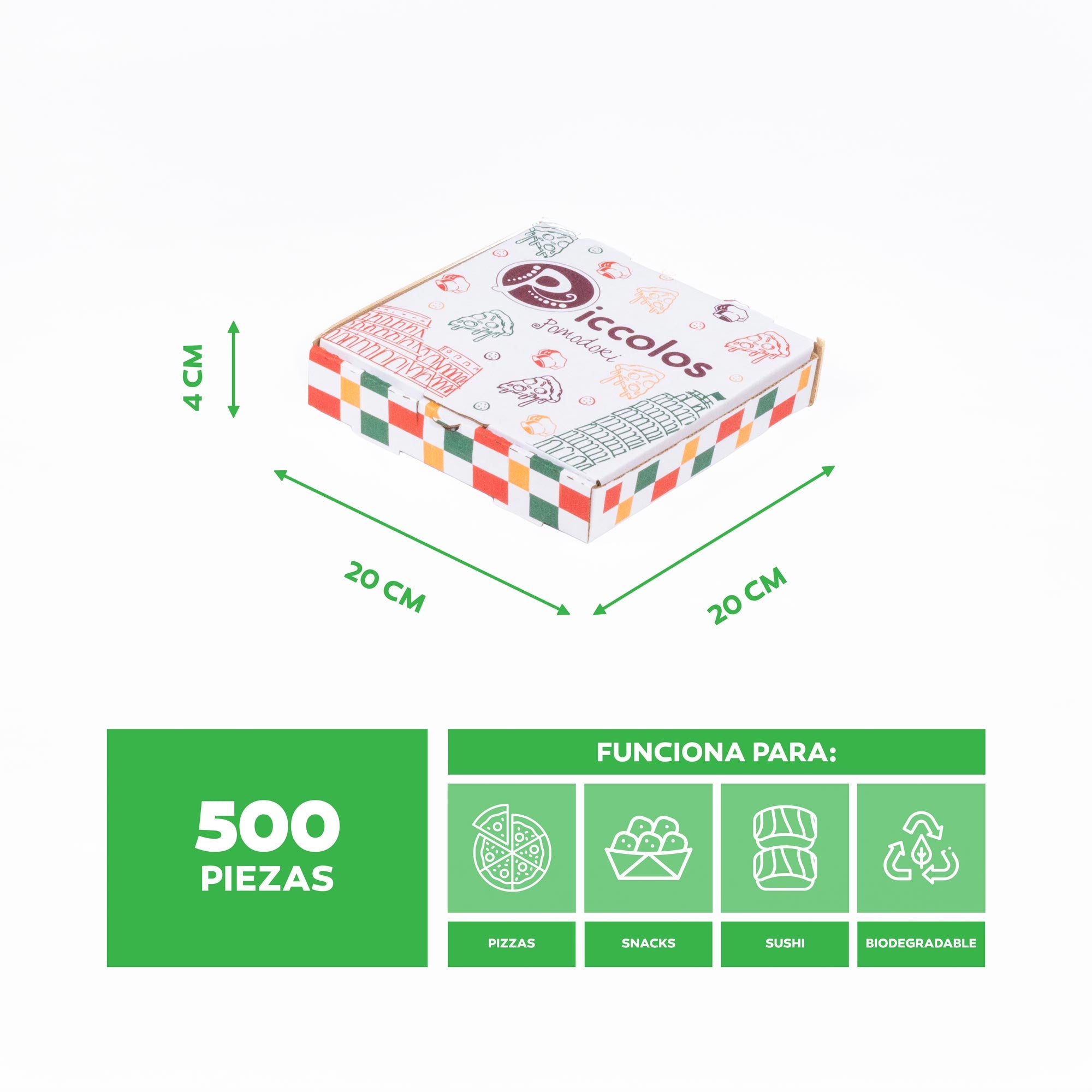 Caja Pizza #20 Personalizada