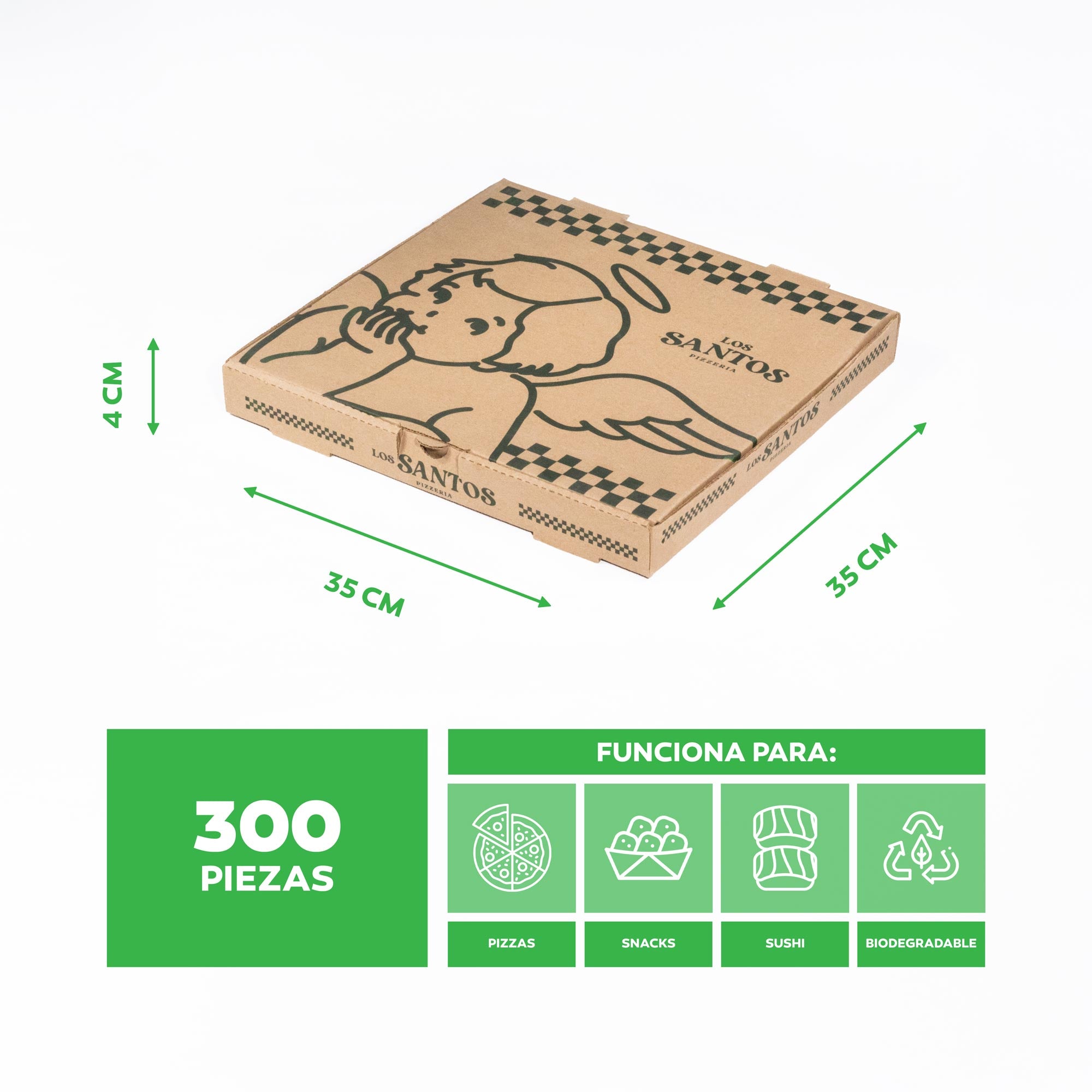 Caja Pizza #35 Personalizada