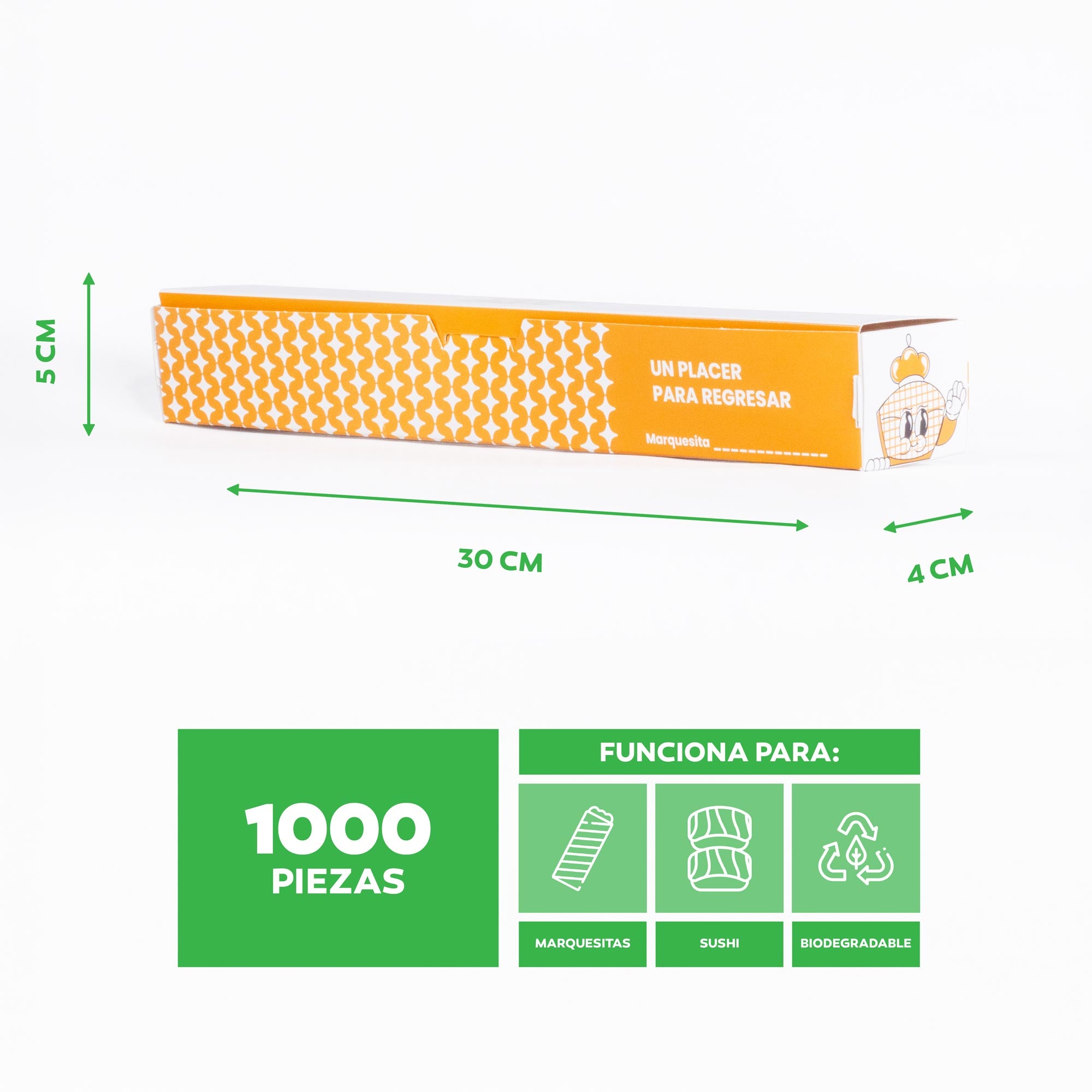 Charola Larga C/Tapa