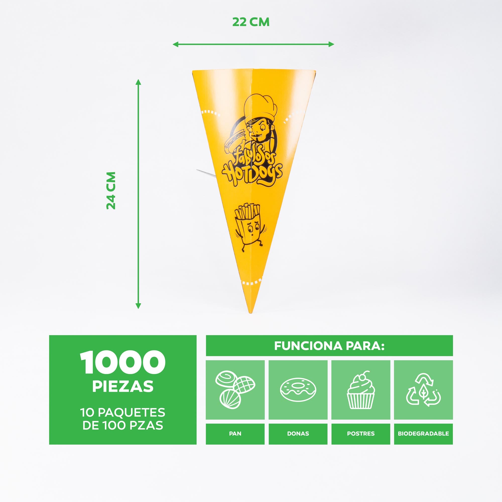 Cono Papas C/Salsero